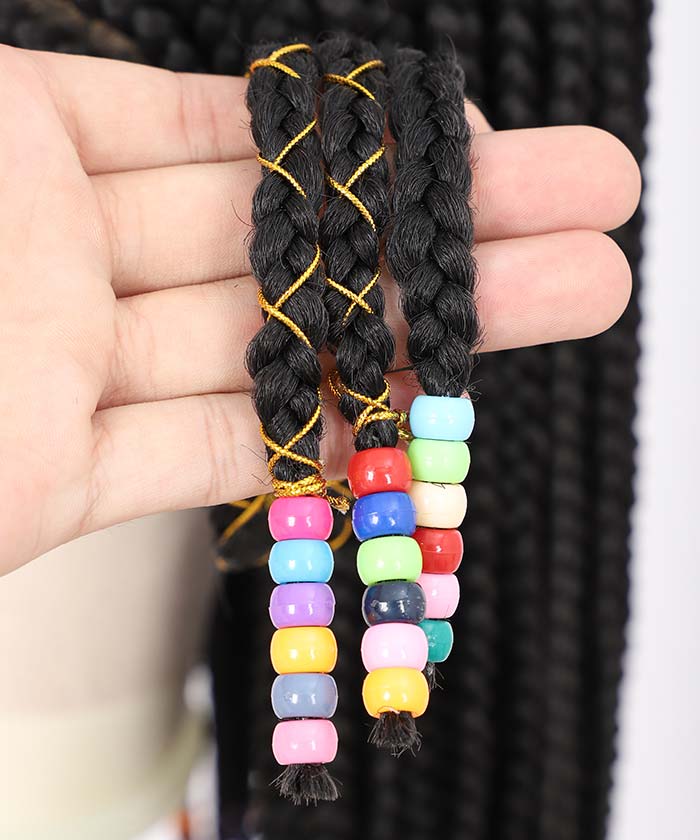 Perles cheveux pour enfant en plastiques tresses cheveux multicolores magic  beauty collection - DIAYTAR SÉNÉGAL