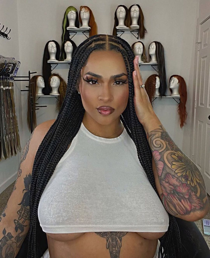 Small Knotless Braids 3
