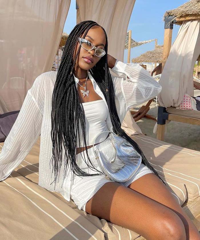 Small Knotless Braids