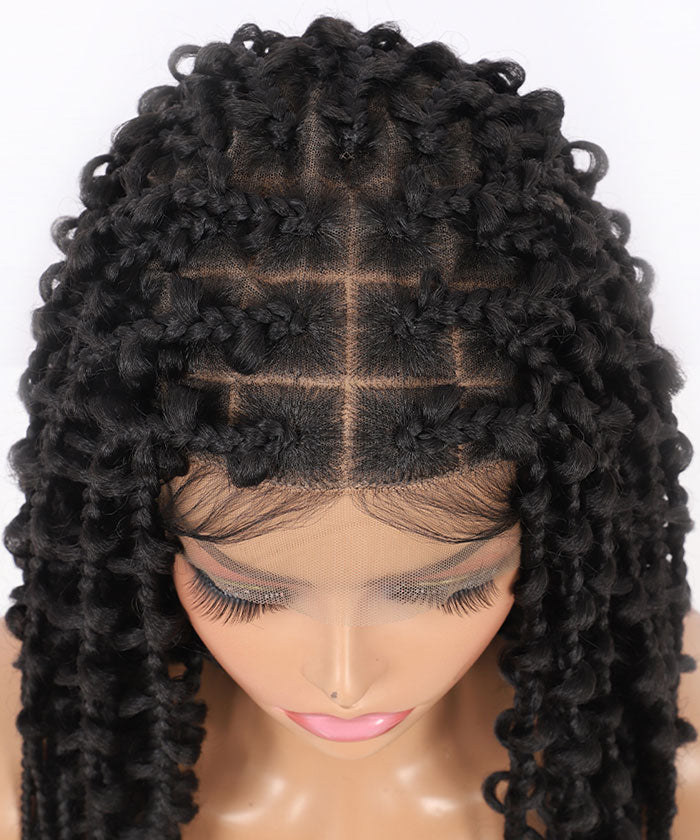 Butterfly Bob - FANCIVIVI 14 inch Box Braided Wig 3