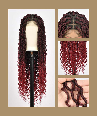 Locs with Curly Ends Boho 32