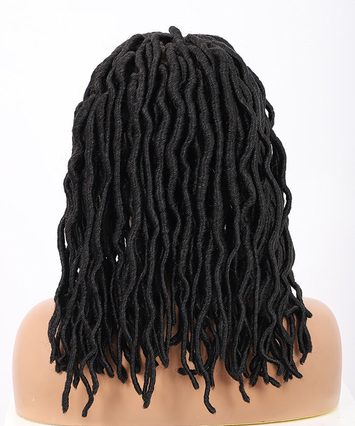 Triangle Parted Locs - FANCIVIVI 15 Inch Locs Braided Wig 2