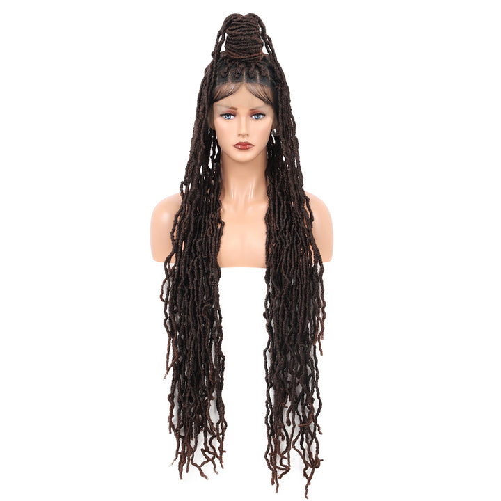 Long Locs - FANCIVIVI 40 Inch Locs Braided Wig 7