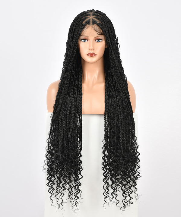 Boho Box Braids - FANCIVIVI Box Braided Wig