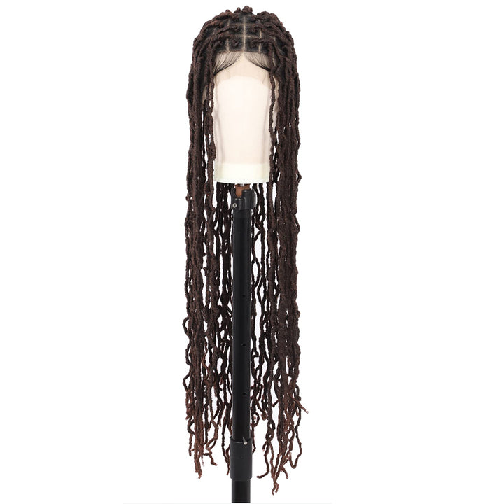 Long Locs - FANCIVIVI 40 Inch Locs Braided Wig 2