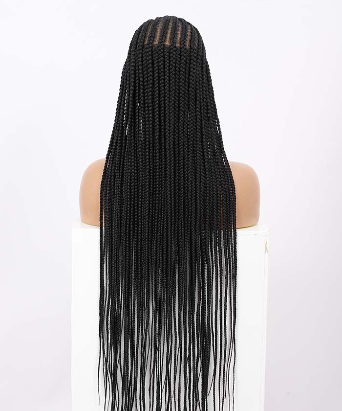 Cornrow Braid Styles - FANCIVIVI 40 Inch Box Braid Wig 2