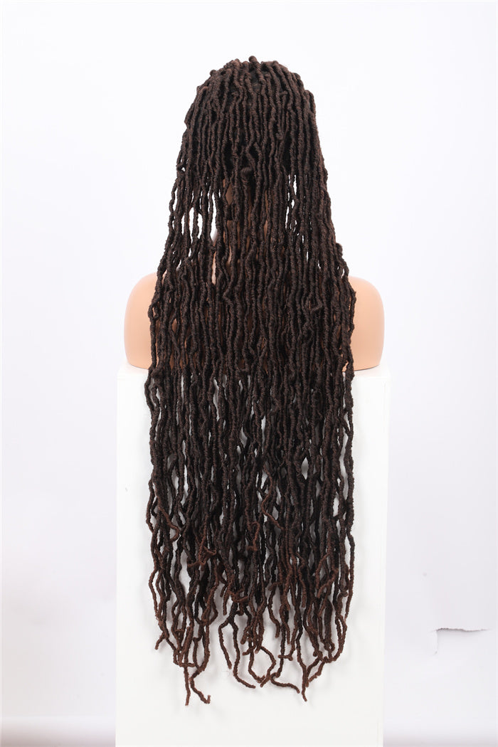 Long Locs - FANCIVIVI 40 Inch Locs Braided Wig 3